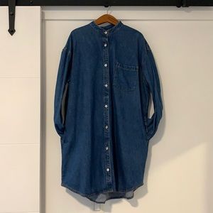 Wilfred Free Denim shirt dress
